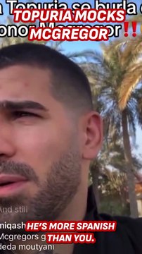 Topuria shuts down McGregor with epic response after criticism