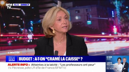 Budget: "Tout le monde doit faire des économies", assure Valérie Pécresse