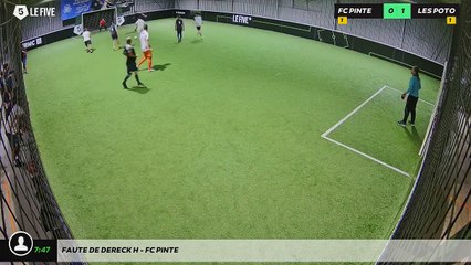 Faute de Dereck H - FC PINTE
