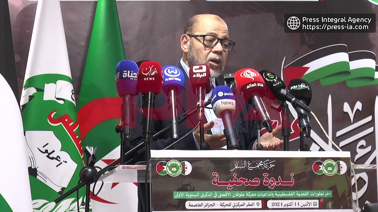 القيادي موسى أبو مرزوق في حركة حماس من الجزائر : نسترد حقوقنا أو يموت الأسرى الإسرائليين تحت الأرض