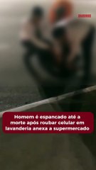 Assaltante é espancado até a morte depois de roubar em supermercado #diarinho #noticias