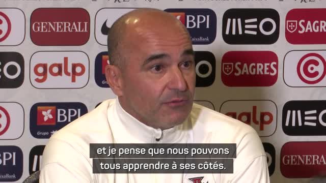 Portugal - Martinez : Nous pouvons tous apprendre aux côtés de Cristiano Ronaldo