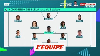 Avec Kolo Muani, Digne et Guendouzi d'entrée - Foot - Bleus