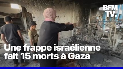 Gaza: une frappe israélienne fait au moins 15 morts dans une école transformée en refuge