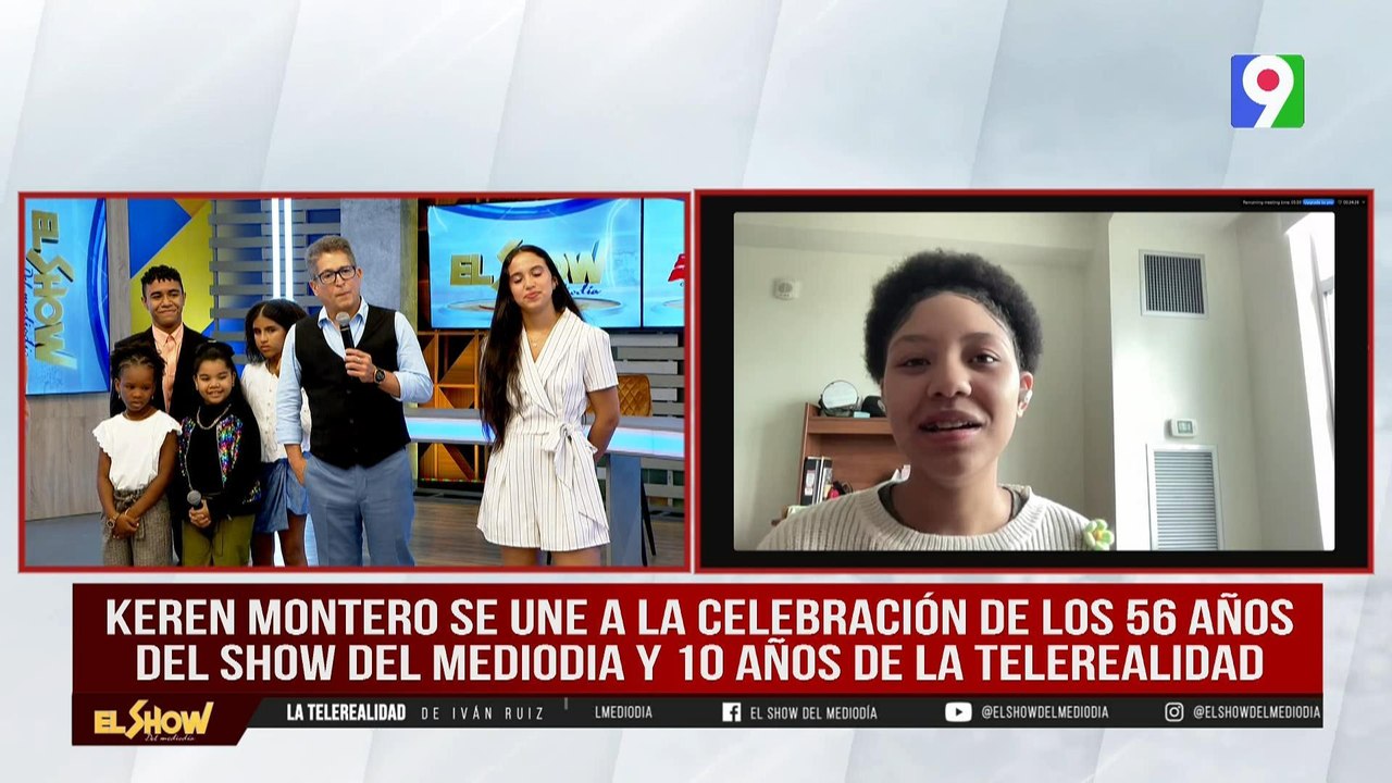 Talentos del PGT agradecen el apoyo del Show del Mediodía