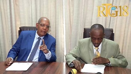 Direktè egzekitif OCID la Rosny Desroches drese yon tablo sonb sou sitiyasyon peyi a.