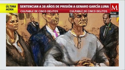 Descargar video: Genaro García Luna es sentenciado por el juez Brian Cogan a 38 años de prisión