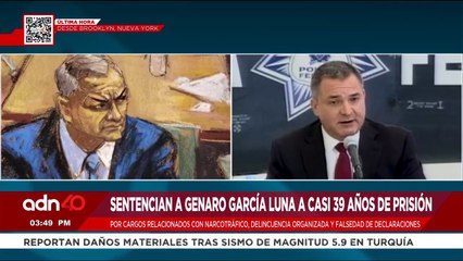 ¡Última Hora! Sentencian a Genaro García Luna a casi 39 años de prisión