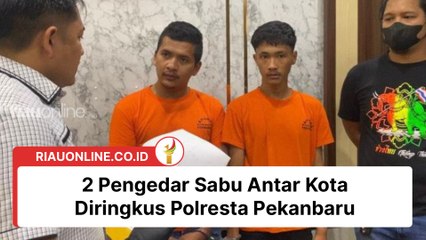 2 Pengedar Sabu Antar Kota Diringkus Polresta Pekanbaru