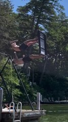 Guy Falls Off Russian Swing