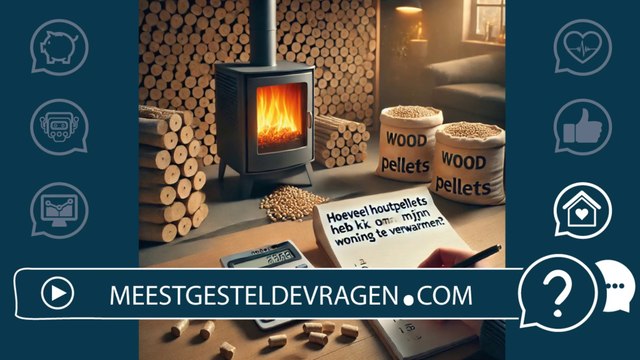 Hoeveel houtpellets heb ik nodig om mijn woning te verwarmen
