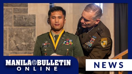 Marawi hero becomes first Filipino recipient of West Point award for valor