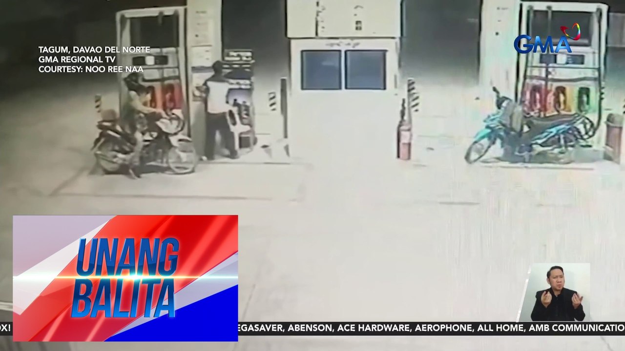 Gasoline boy, sugatan matapos tagain ng nagpapa-gas na rider | Unang Balita