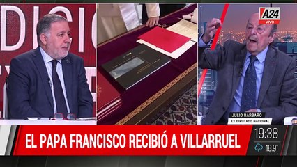 EL PAPA FRANCISCO RECIBIÓ DURANTE UNA HORA A VICTORIA VILLARRUEL EN EL VATICANO