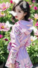 Captivating Outdoor Adventure  Woman in Pink