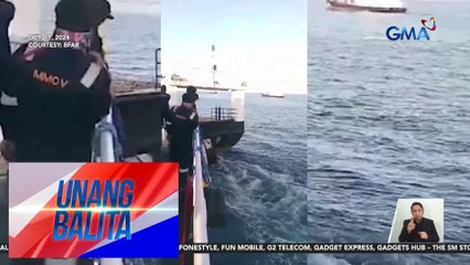 BRP Datu Cabaylo, napinsala matapos mabangga ng Chinese maritime militia vessel | Unang Balita