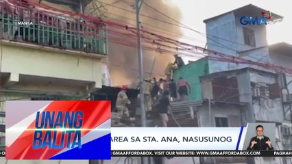 Residential area sa Sta. Ana, nasusunog | Unang Balita