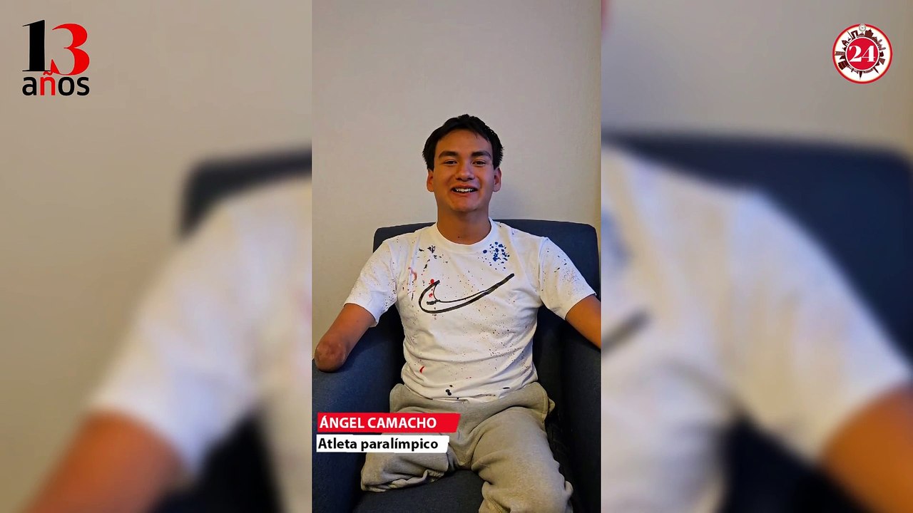  Ángel Camacho, atleta paralímpico mexicano, celebra, junto a nosotros, este 13 Aniversario