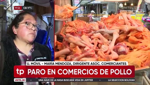 ​La Paz: Vendedoras determinan paro de 24 horas ante el incremento del precio de la carne de pollo, cerdo y otros, según su dirigencia