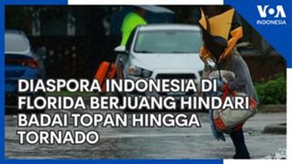 Diaspora Indonesia di Florida Hindari Badai Topan hingga Tornado