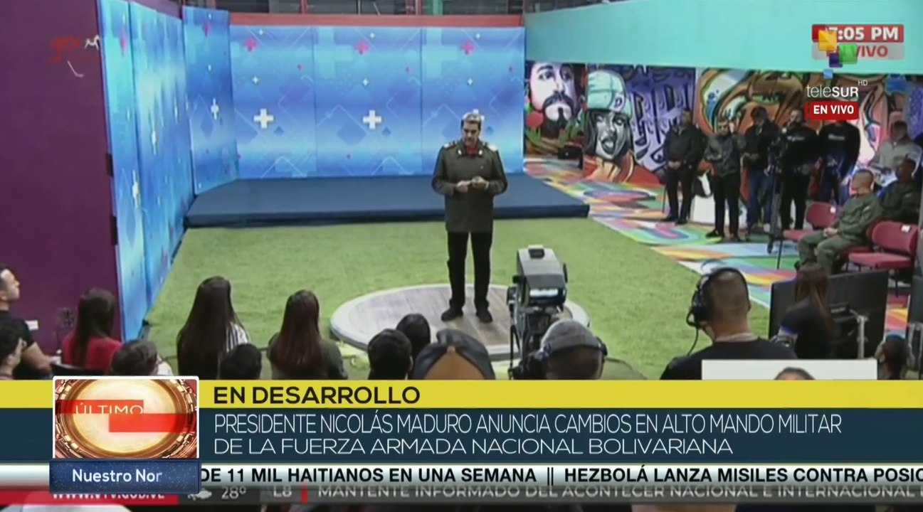 Pdte. Nicolás Maduro anuncia cambios en la FANB