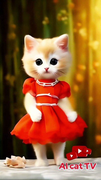 Funny dance with cats video 