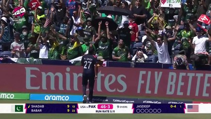 The American fairytale continues as USA beat Pakistan in a massive upset at the #T20WorldCup