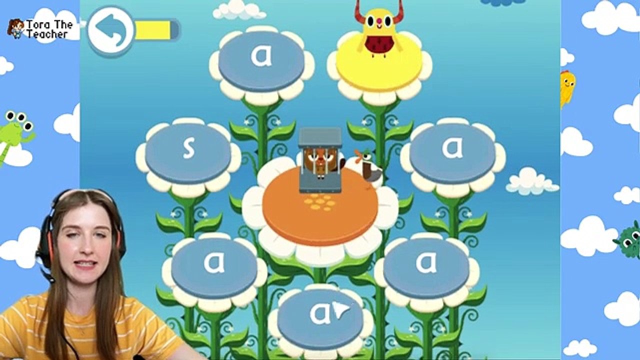 Let's Play with Tora _ Phonics s, a, t, p _ Teach Your Monster to Read