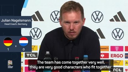 'On par with Manchester City' - Nagelsmann on Germany's counter-pressing