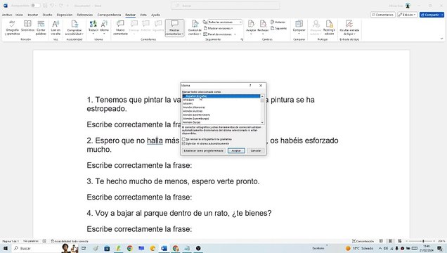 ✍ Cómo ACTIVAR la CORRECTOR de ORTOGRAFÍA en WORD FÁCIL y RÁPIDO
