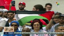 Cuban people express their support for Palestine