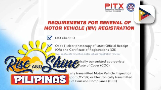 Ilang motorista, ikinatuwa ang pagbubukas ng registration renewal services ng LTO Office sa PITX;