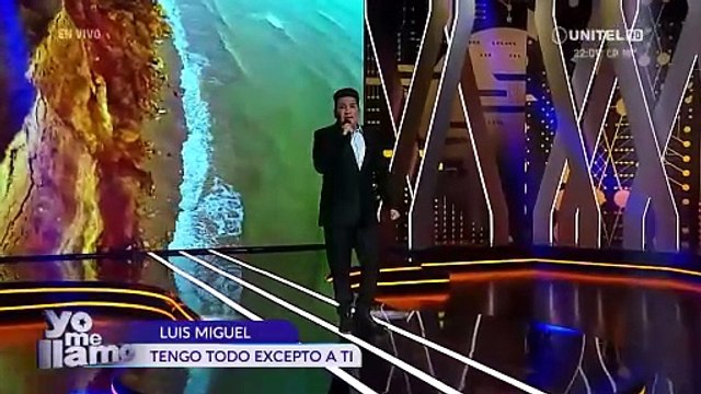 El primer versus: Luis Miguel interpreta ‘Tengo todo excepto a ti’