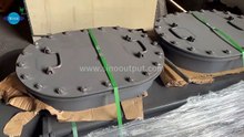 Sinooutput good sealing steel marine raised type manhole cover oiltight watertight.