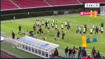 CUERPO TÉCNICO de la SELECCIÓN MEXICANA checa el mal estado de la CANCHA del ESTADIO AKRON