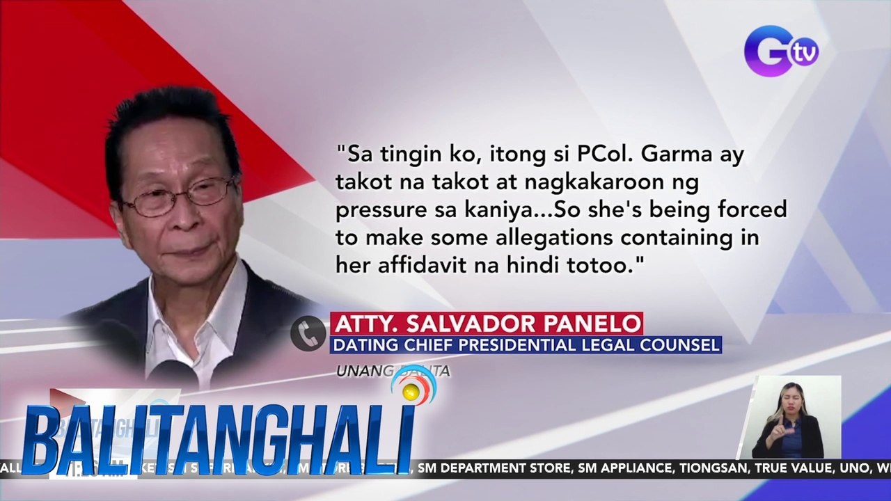 Atty. Salvador Panelo - Kuwestiyonable ang mga sinabi ng ilang pulis tungkol sa umano'y "reward system" sa war on drugs sa mga Quad Comm Hearing | Balitanghali
