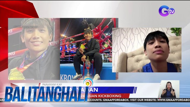 Panayam kay Hergie Bacyadan, Gold Medalist, 2024 Asian Kickboxing (October 15, 2024) | Balitanghali