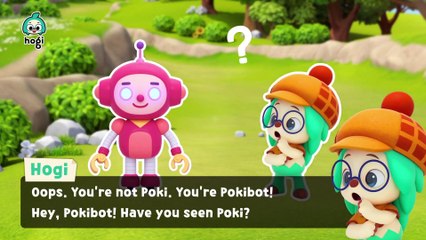 Ep.3 Poki and Pokibot _ Pinkfong & Hogi _ Hogi, THE Detective _ Kids  Stories _ Play with Hogi