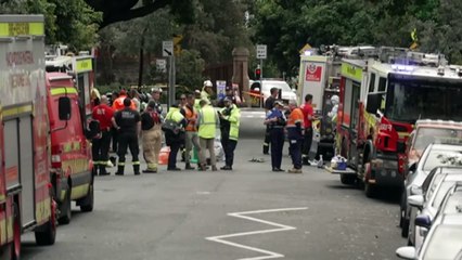 Three people taken to hospital after chemical spill at Sydney university