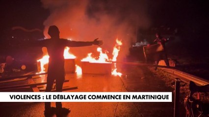 Violences : le déblayage commence en Martinique