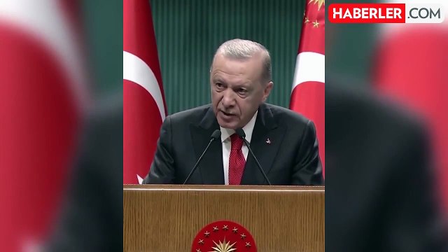 Cumhurbaşkanı Erdoğan, Kabine Toplantısı'nın ardından millete seslendi: (1)