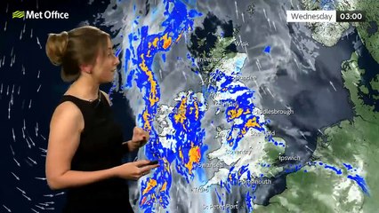Met Office Tuesday Morning Weather Forecast 15/10/2024