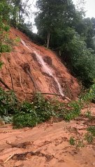 View of the landslide at Taman Melawati