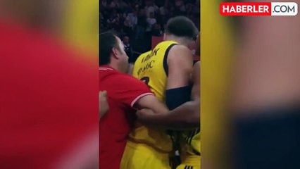 EuroLeague maçında birbirine giren Elijah Bryant ve Tarık Biberovic'in cezaları belli oldu