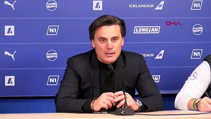 Montella'dan İzlanda maçı yorumu: 'Muazzam performans'