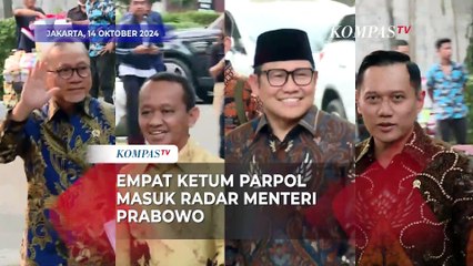 Empat Ketum Parpol Masuk Radar Menteri Prabowo, Siapa Saja?