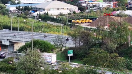 Eyüpsultan'da trafiği tehlikeye atan bir grup motorcuya polisten nefes kesen operasyon