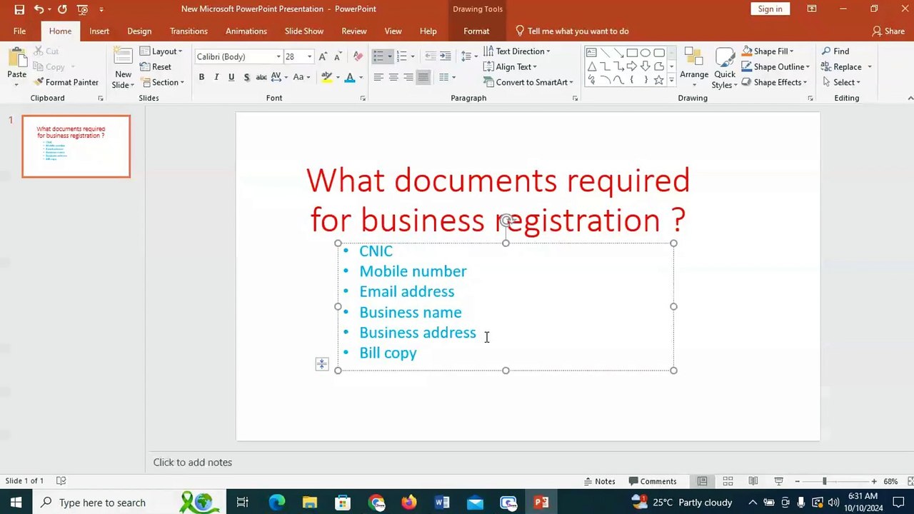 What Documents are Required for Business Registration Sole Proprietorship | FBR
