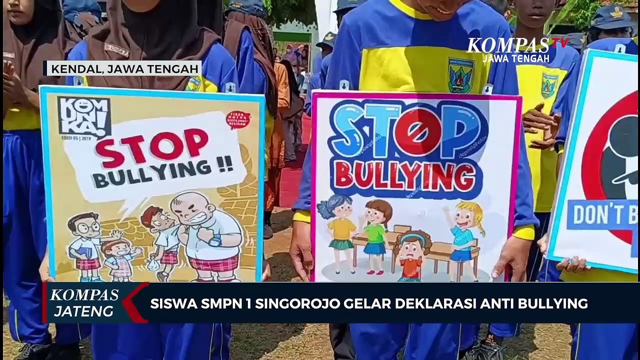 Cegah Bullying di Sekolah, Siswa SMPN 1 Singorojo Gelar Budaya dan Deklarasi Anti Bullying