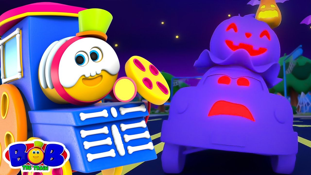 Canteiro de Abóboras de Halloween e Mais Bob O Trem Rimas para Crianças